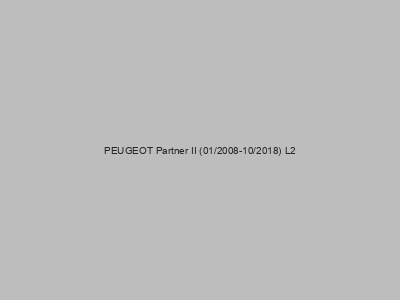 Enganches económicos para PEUGEOT Partner II (01/2008-10/2018) L2
